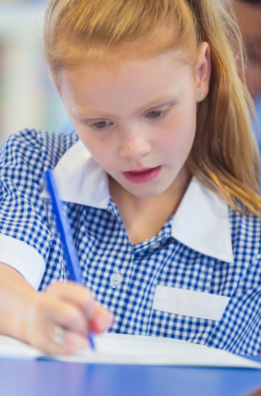 Child working at a slower pace due to processing delay