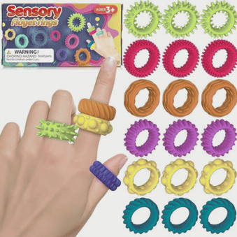 SMALL FISH Fidget Sensory Rings